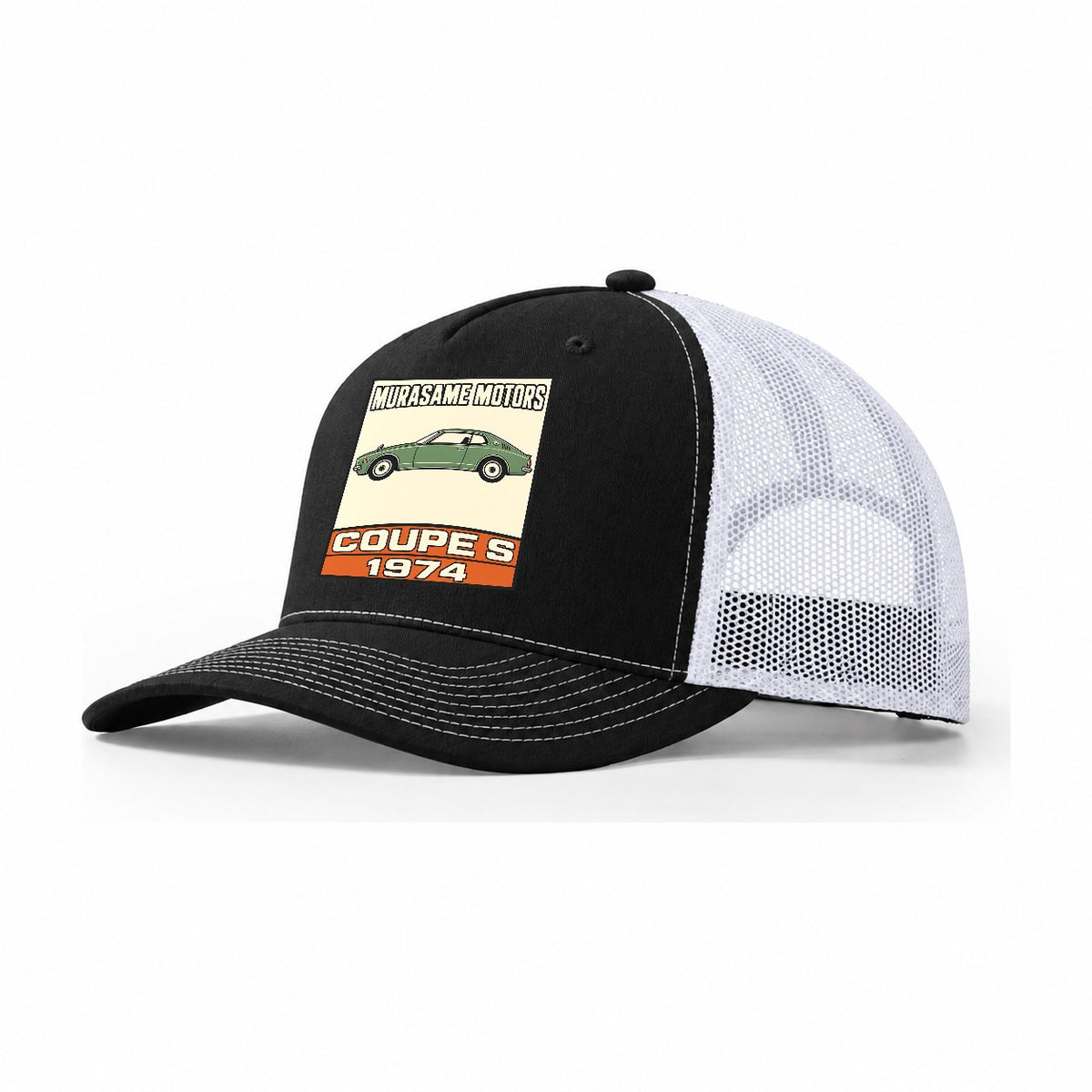 Murasame Coupe S Showa Speed Plates Trucker Hat – Black White
