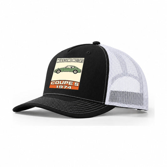 Murasame Coupe S Showa Speed Plates Trucker Hat – Black White