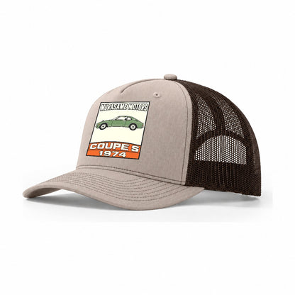 Murasame Coupe S Showa Speed Plates Trucker Hat – Khaki Brown