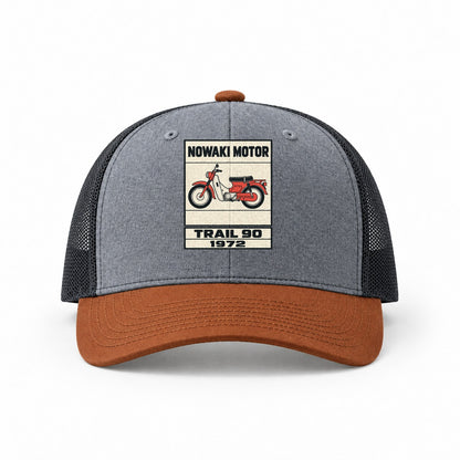 Heather Grey-Rust-Charcoal — front view