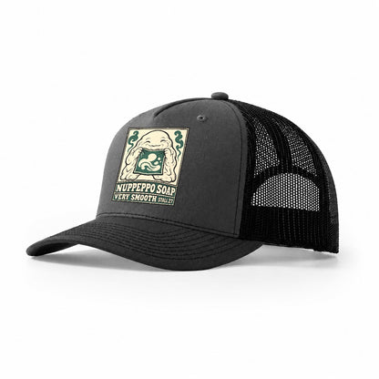 Nuppeppo Soap Yokai Night Market Trucker Hat – Dark Grey Black