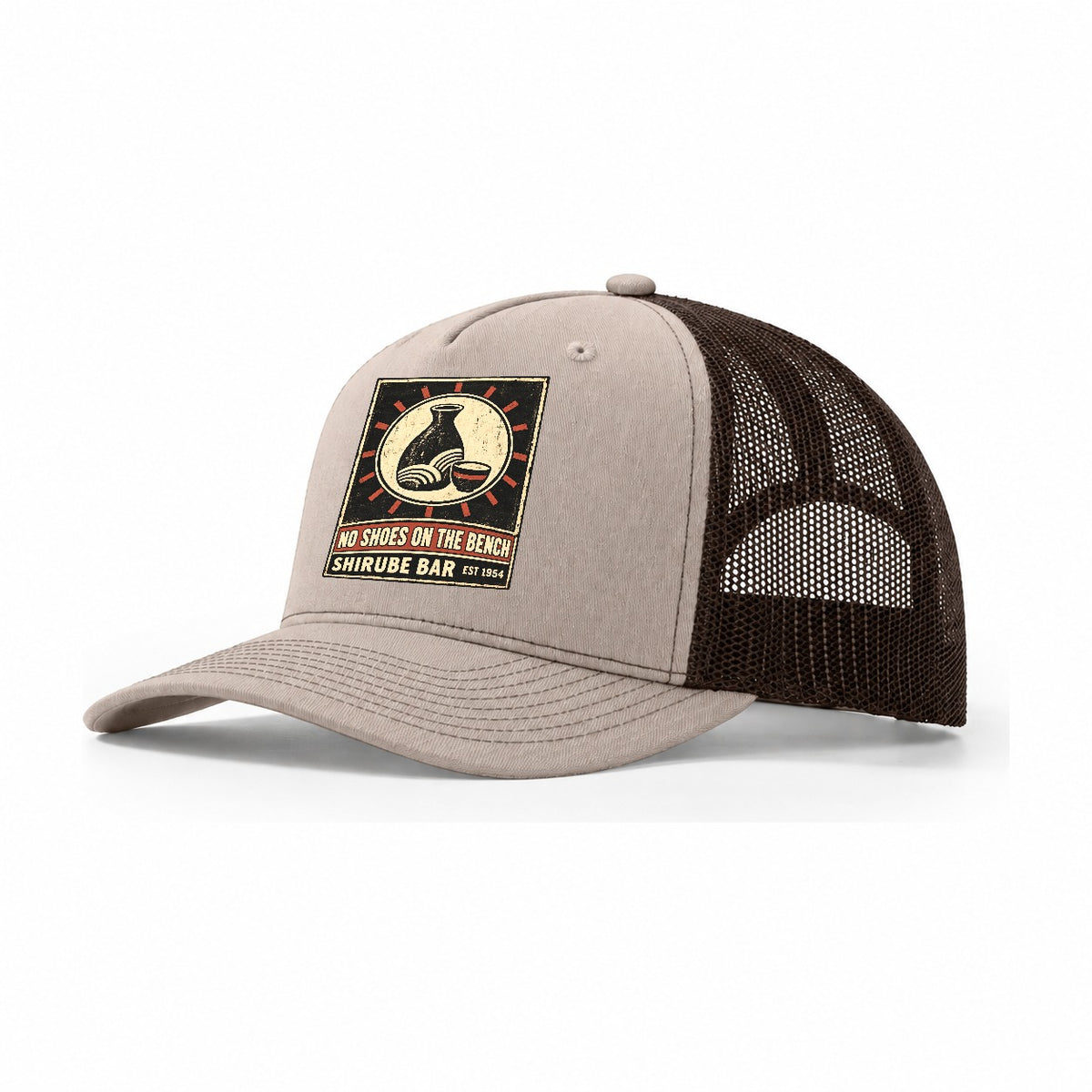 Shirube Lantern Izakaya Rules Trucker Hat – Khaki Brown