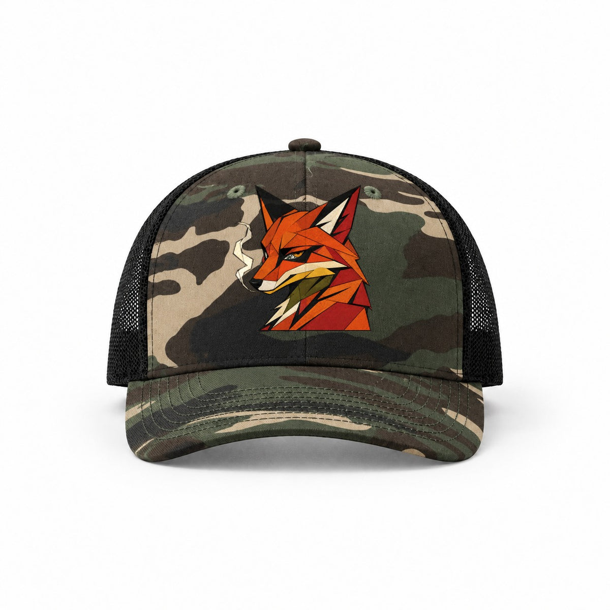 Woodland Camo-Black — front view