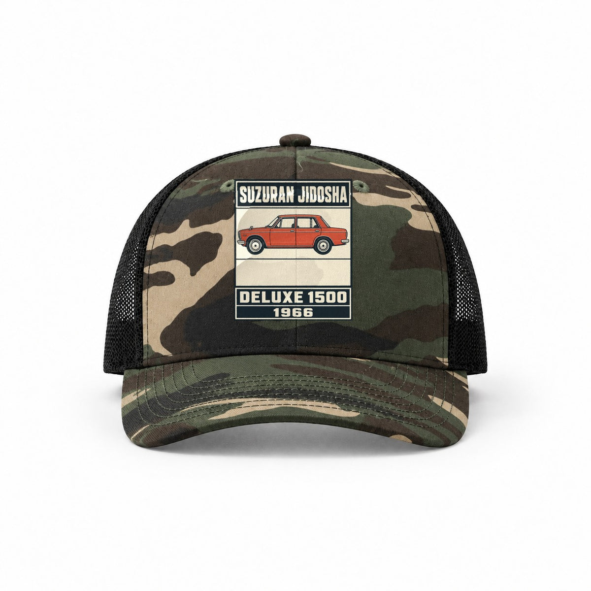 Woodland Camo-Black — front view