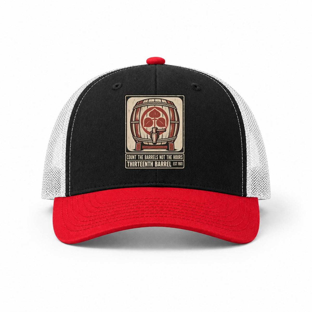 Black-Red-White — front view