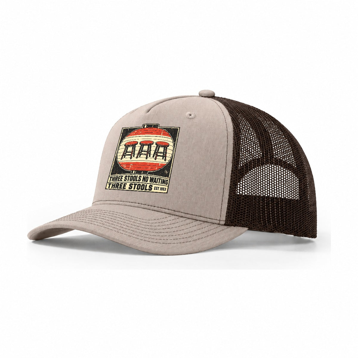 Three Stools Izakaya Rules Trucker Hat – Khaki Brown