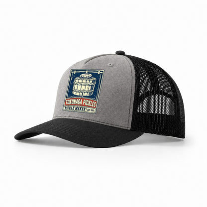 Tokunaga Pickle Shop Noren Trade Co Trucker Hat – Grey Black