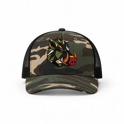 Woodland Camo-Black — front view