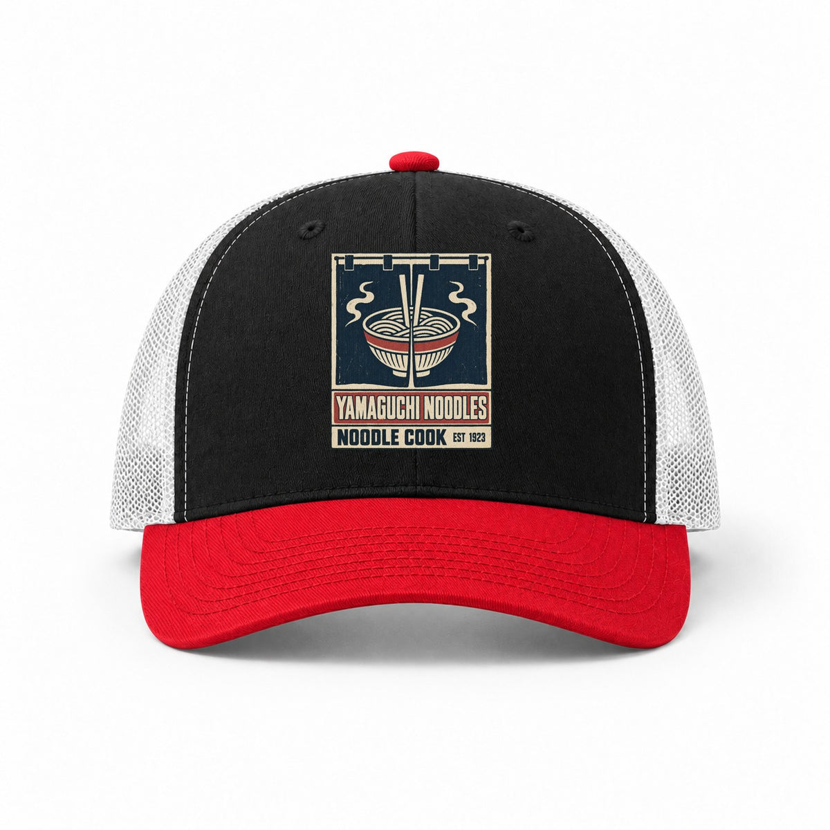 Black-Red-White — front view