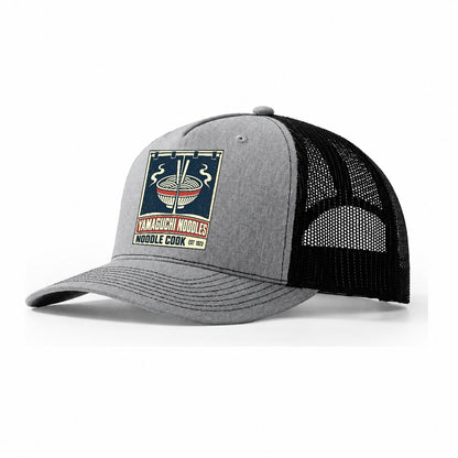 Yamaguchi Noodle House Noren Trade Co Trucker Hat – Sport Grey Black
