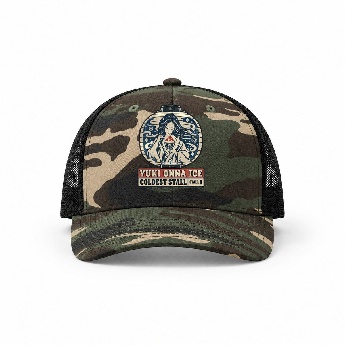 Woodland Camo-Black — front view