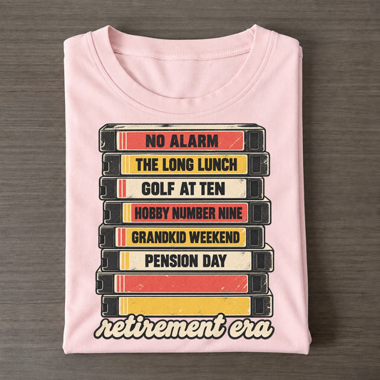 Retirement Era Rewind Shelf Classic T-shirt – Pink
