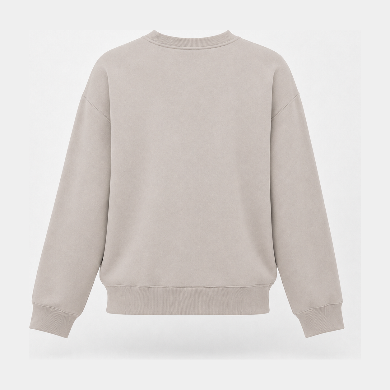 Retro Dachshund Women's Crewneck Sweatshirt – beige back view