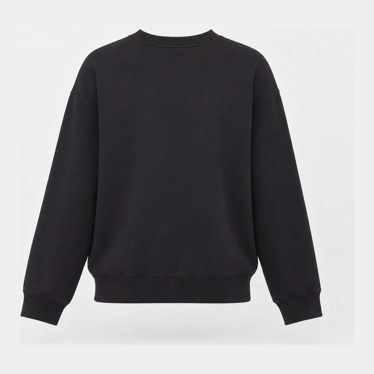Retro Dachshund Women's Crewneck Sweatshirt – black back view
