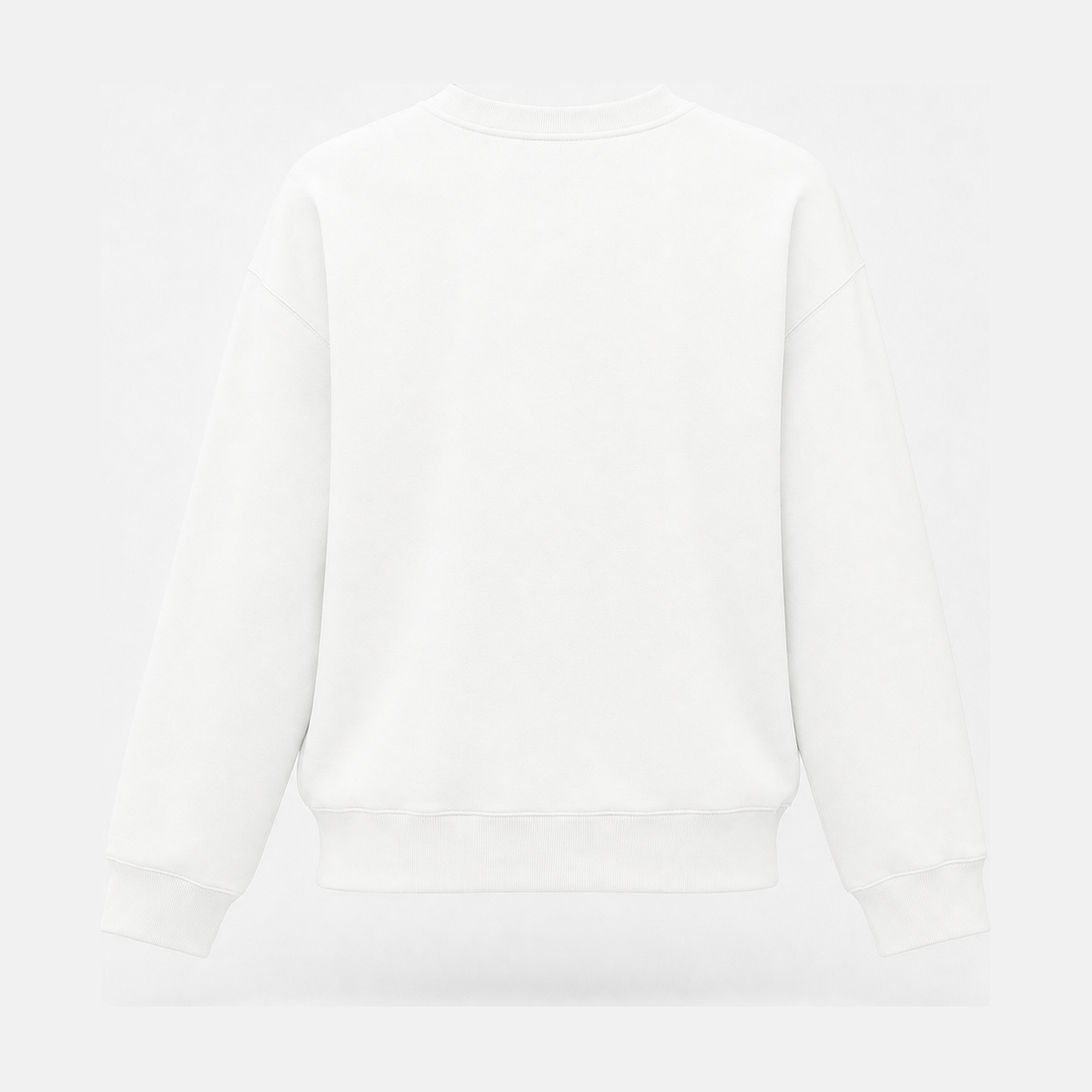 Retro Dachshund Women's Crewneck Sweatshirt – white back view