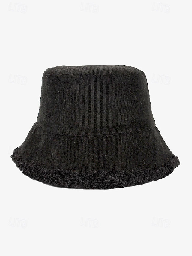 Premium Material: Made of corduroy with sherpa trim, offering a soft touch and durable wear.