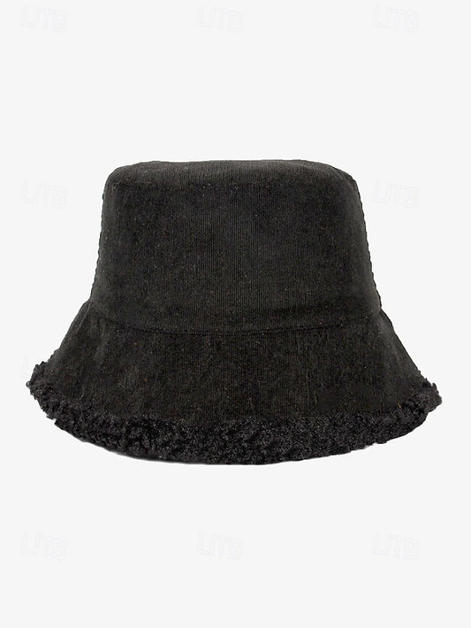 Premium Material: Made of corduroy with sherpa trim, offering a soft touch and durable wear.