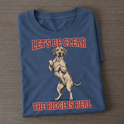 Rhodesian Ridgeback Dog Declarations Classic T-shirt – Twilight Navy