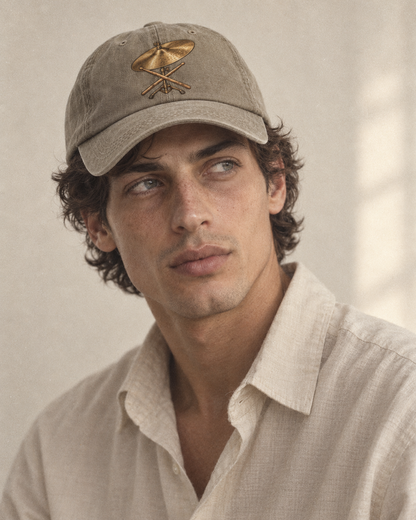 Model wearing the cap