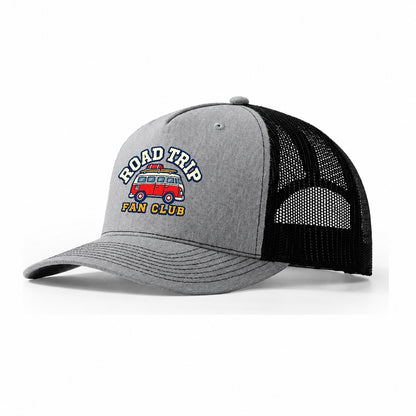 Road Trip Fan Club Trucker Hat – Sport Grey Black