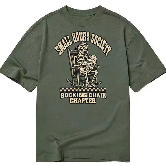 Rocking Chair Small Hours Society Classic T-shirt – Army Green