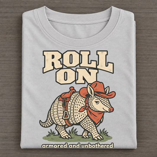 Roll On Cowboy Critters Classic T-shirt – Grey