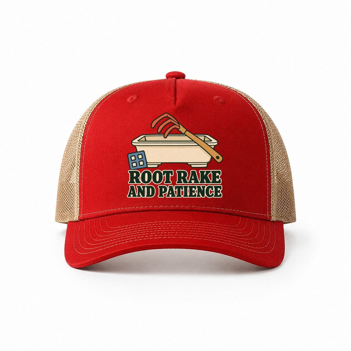 Red-Khaki — front view