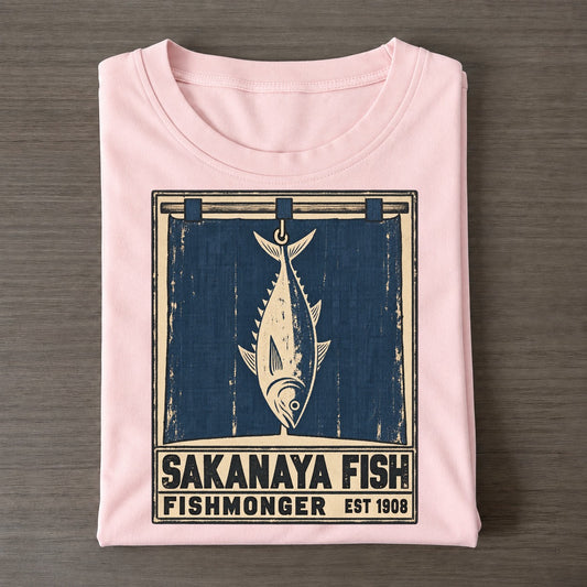 Sakanaya Fish Market Noren Trade Co Classic T-shirt – Pink
