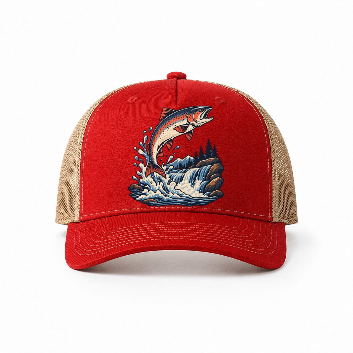 Red-Khaki — front view