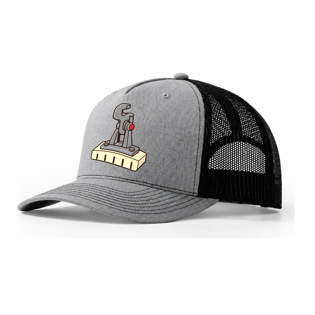 Scale Rule And Coupler Model Railways Trucker Hat – Sport Grey Black