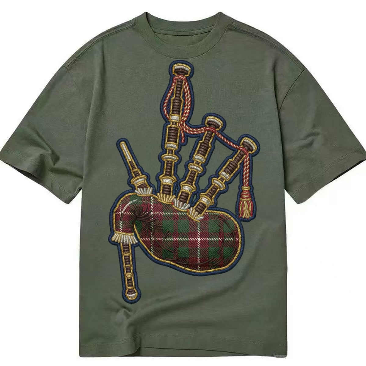 Scottish Thistle  - Classic T-shirt – Army Green