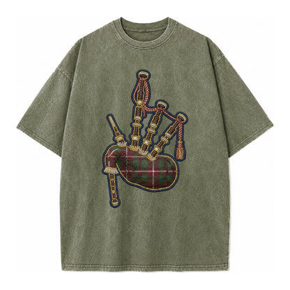 Scottish Thistle  - Vintage T-shirt – Army Green