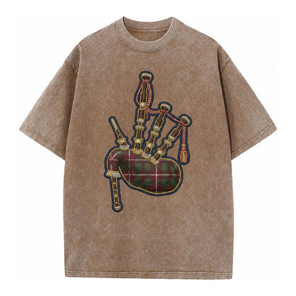 Scottish Thistle  - Vintage T-shirt – Brown