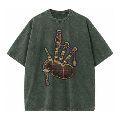 Scottish Thistle  - Vintage T-shirt – Forest Mist(Green)