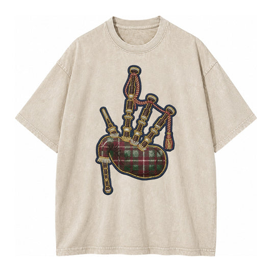 Scottish Thistle  - Vintage T-shirt – Off White