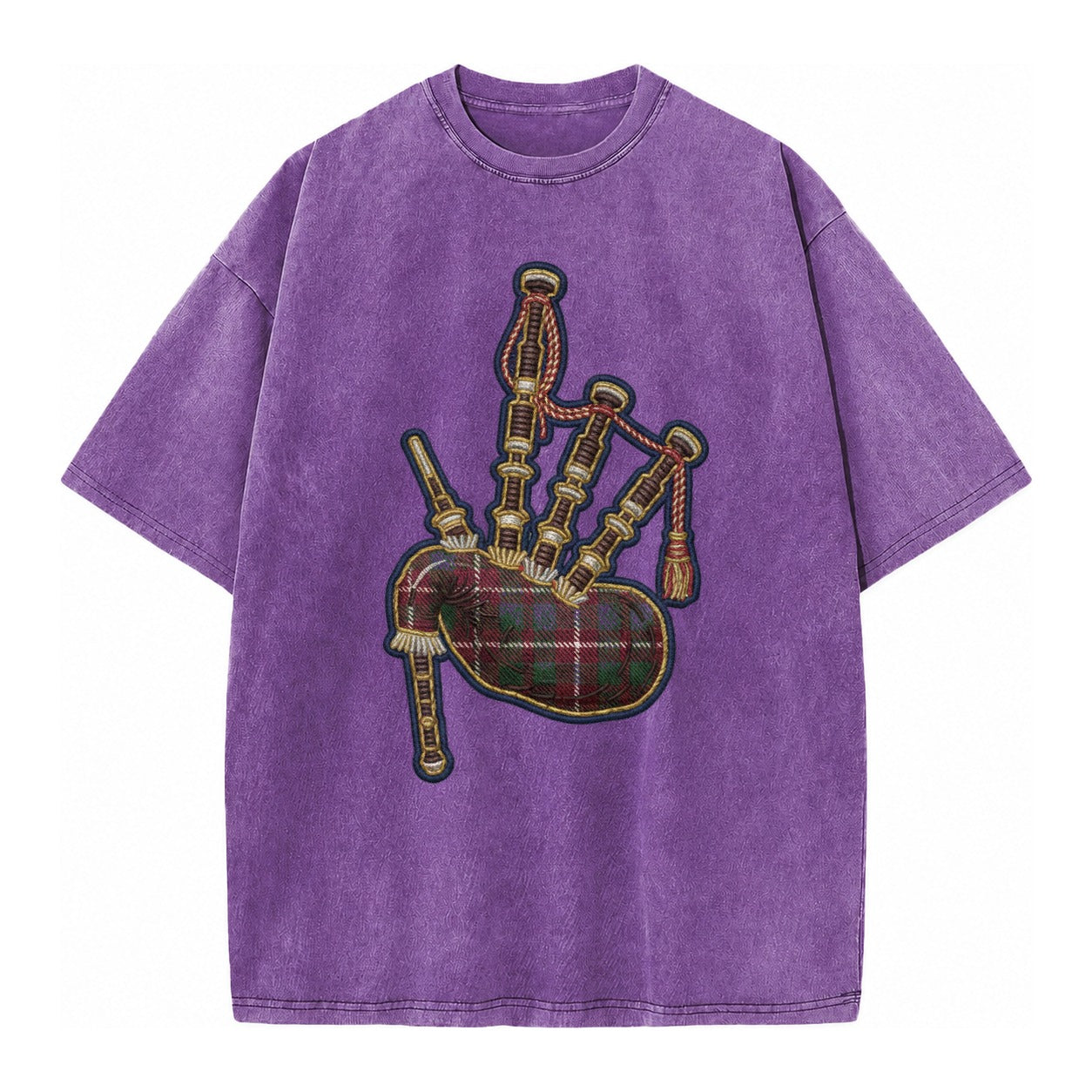 Scottish Thistle  - Vintage T-shirt – Purple