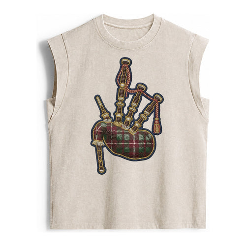 Scottish Thistle  - Vintage Washed Tank