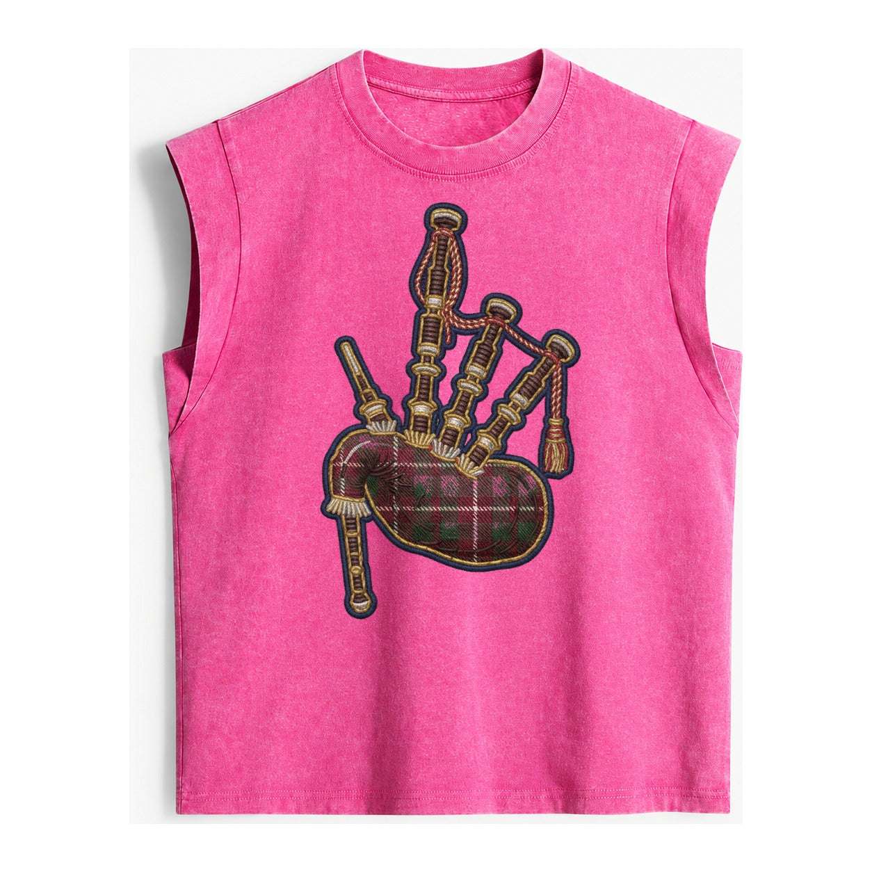 Scottish Thistle  - Vintage Washed Tank – Pink