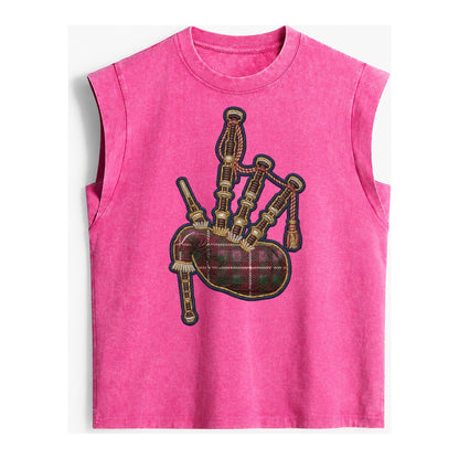 Scottish Thistle  - Vintage Washed Tank – Pink
