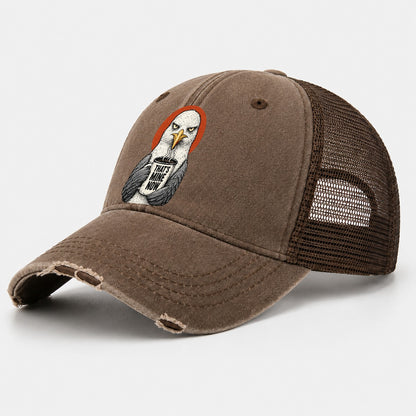 Seagull Mug Truths Washed Trucker Hat – Coffee
