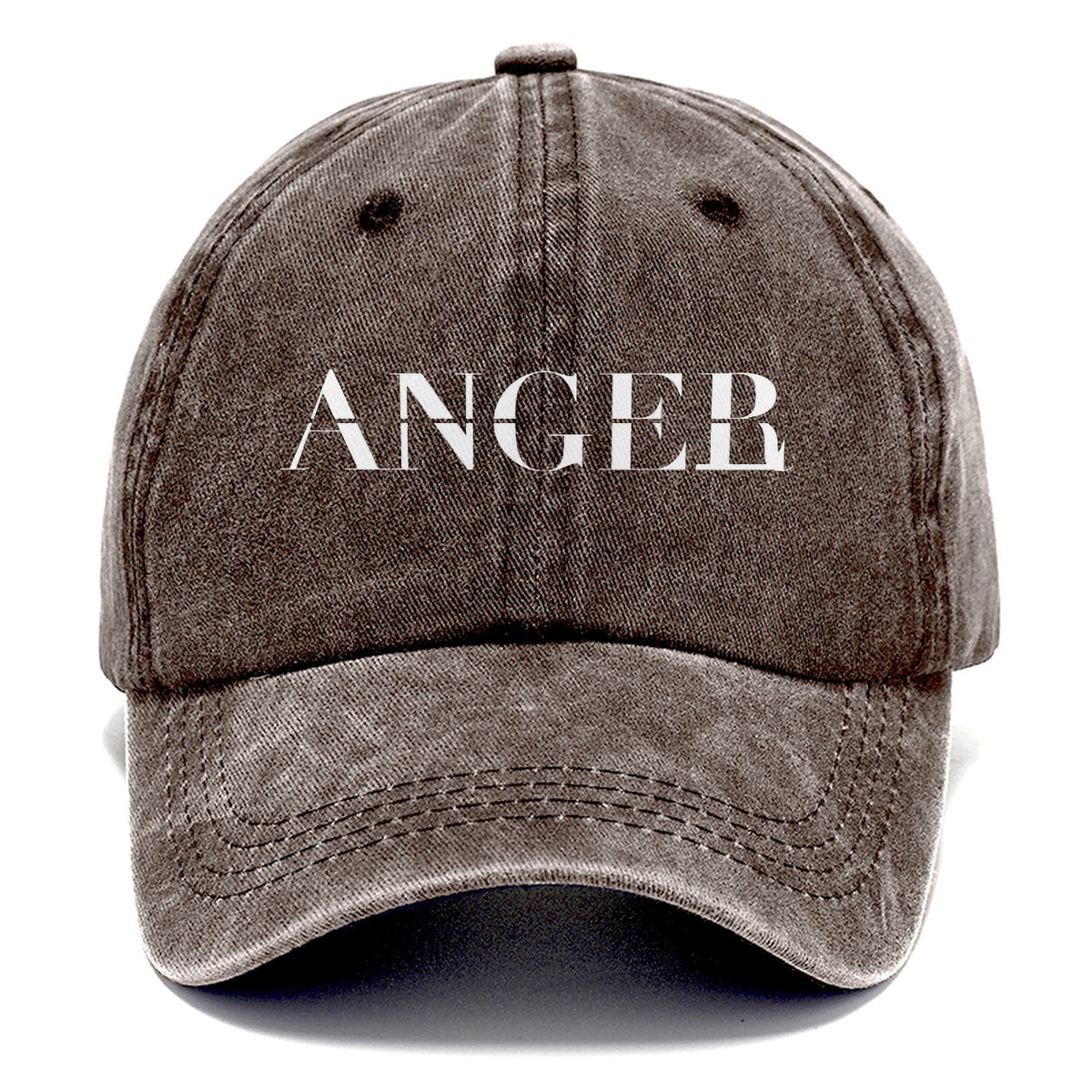 Angel Anger Split Feelings Classic Cap – Brown