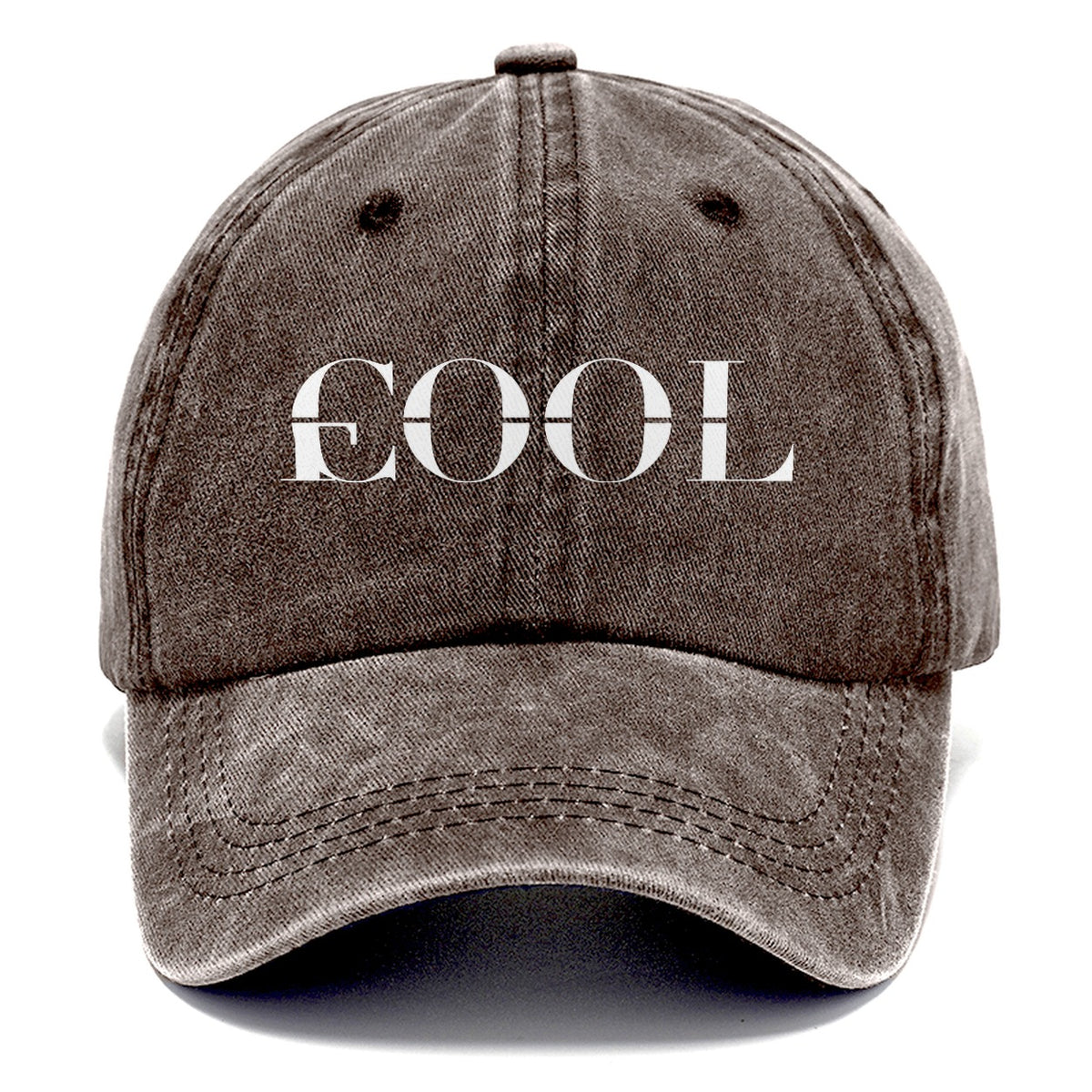 Cool Fool Split Feelings Classic Cap – Brown