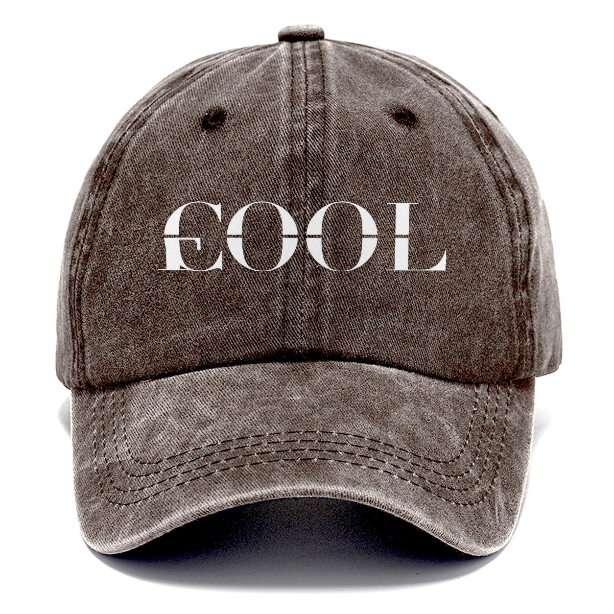 Cool Fool Split Feelings Classic Cap – Brown