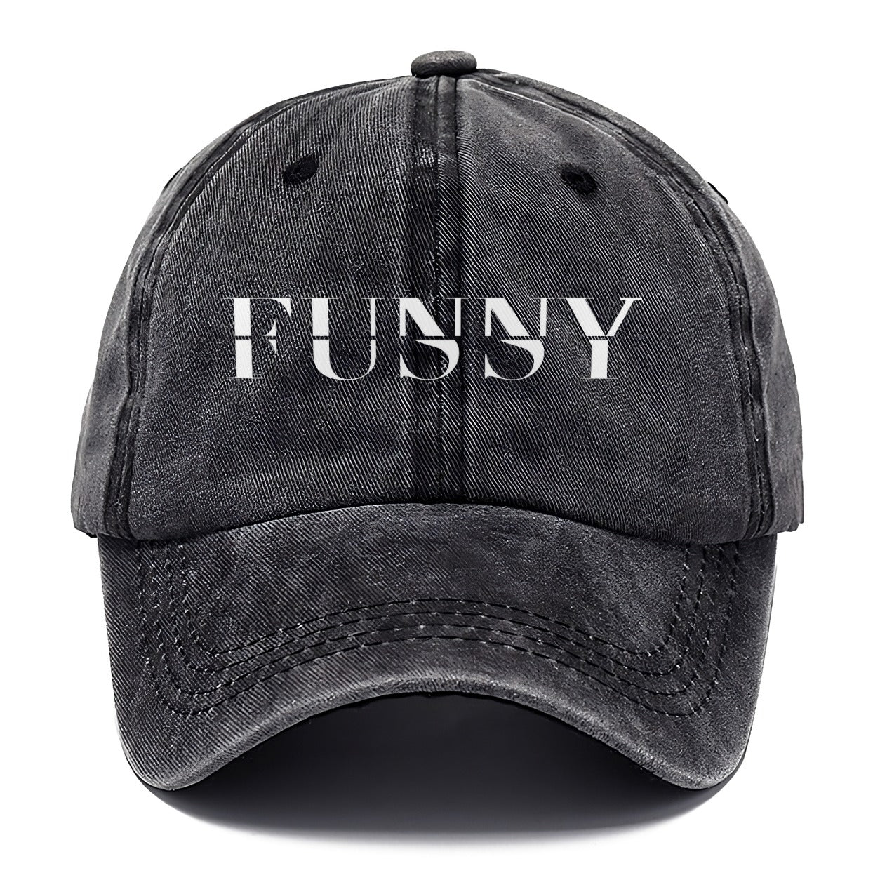 Funny Fussy Split Feelings Classic Cap – Graphite