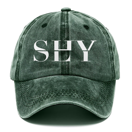 Shy Sly Split Feelings Classic Cap – Forest Mist