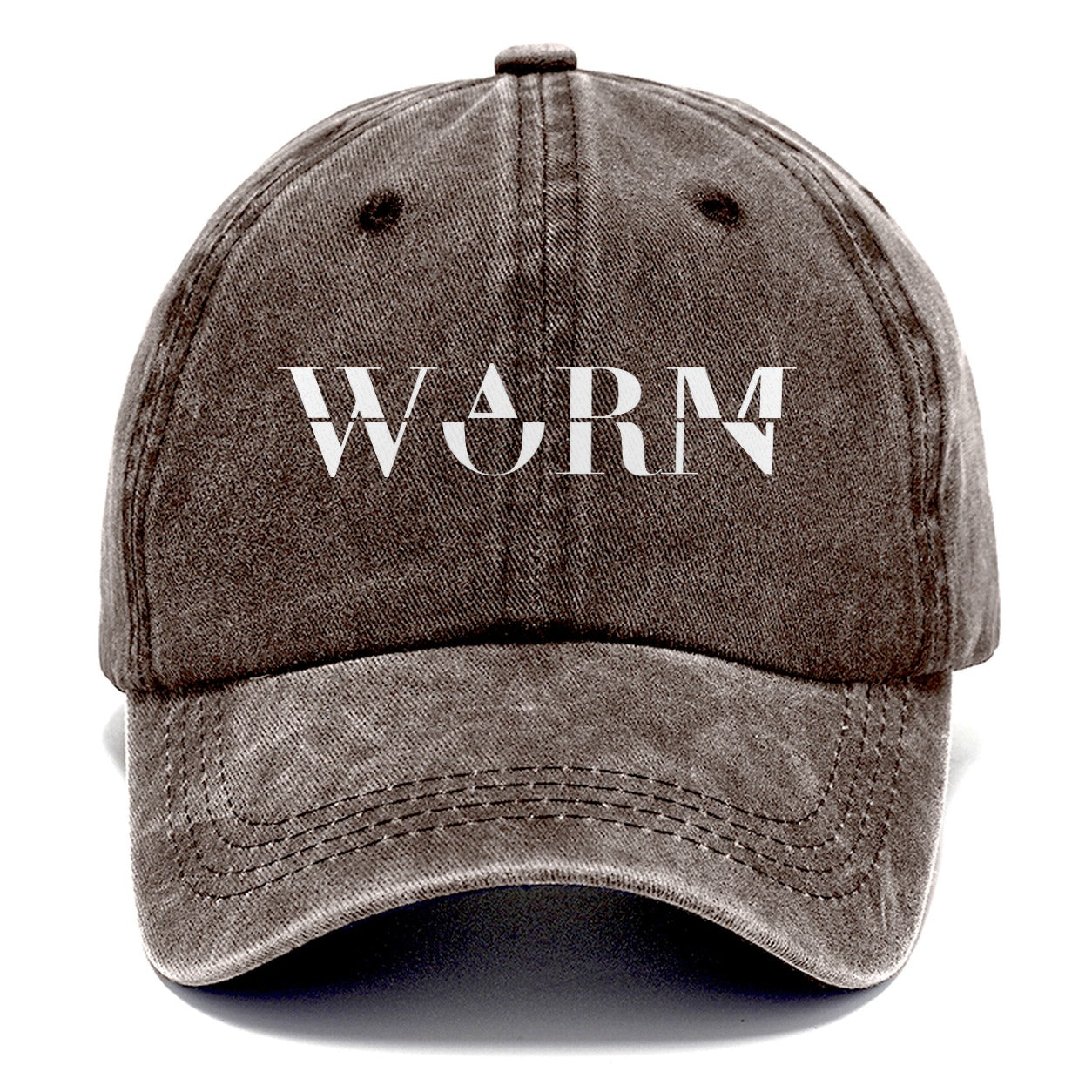 Warm Worn Split Feelings Classic Cap – Brown
