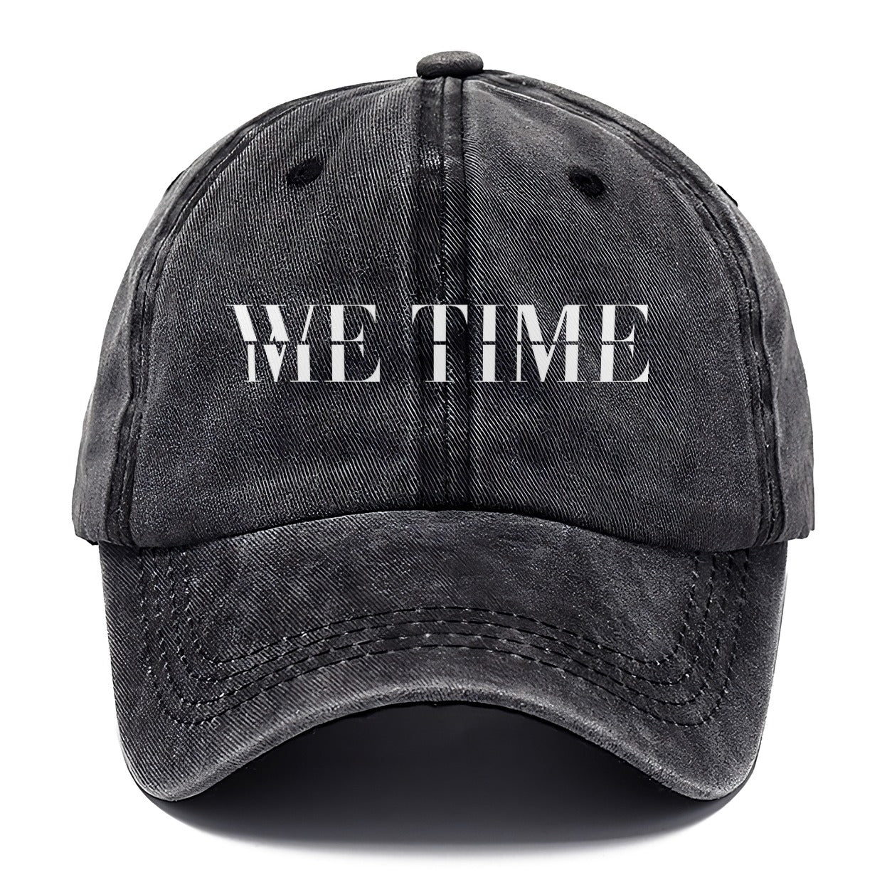 We Time Me Time Split Feelings Classic Cap – Graphite