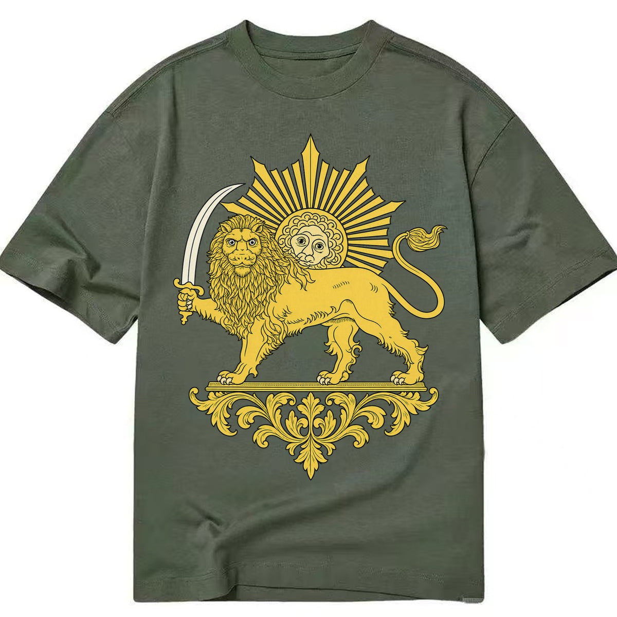 Shir O Khorshid - Classic T-shirt – Army Green