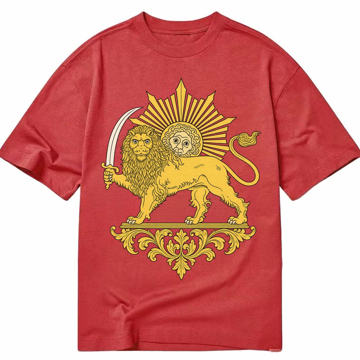 Shir O Khorshid - Classic T-shirt – Red