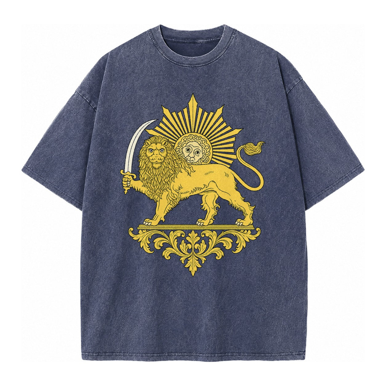 Shir O Khorshid - Vintage T-shirt – Blue